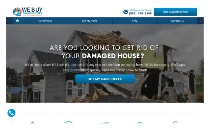 We Buy Damaged Homes project