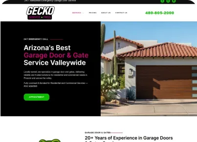 Gecko Serve Pros project