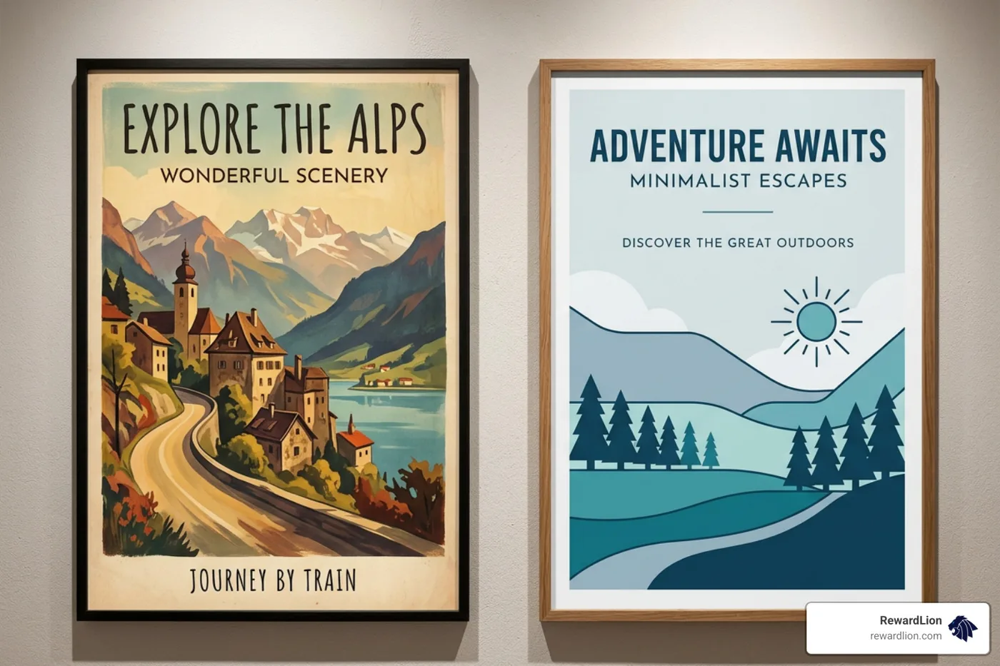 vintage versus modern digital poster design styles vintage versus modern digital poster design styles