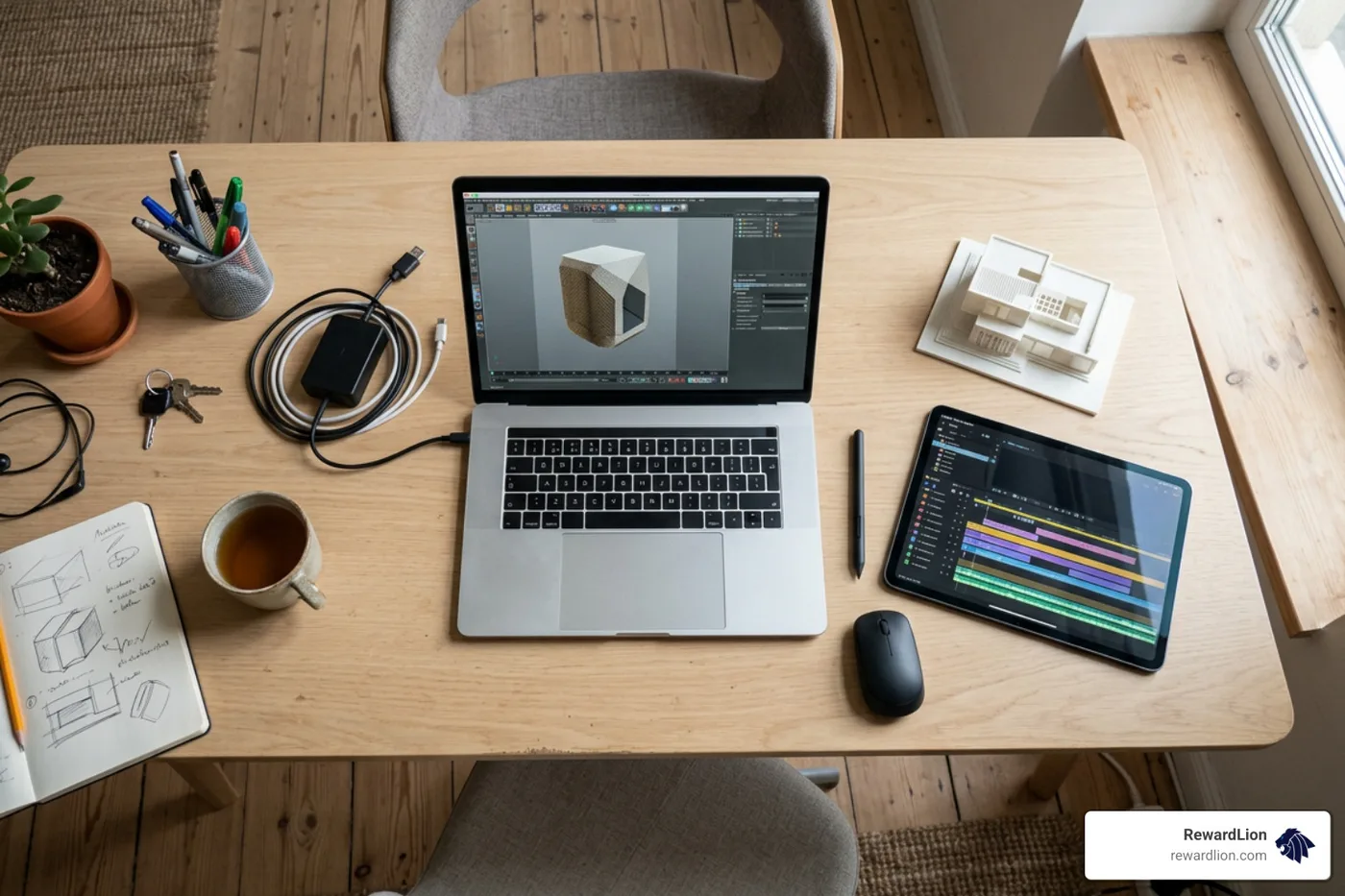 3D product motion rendering toolchain