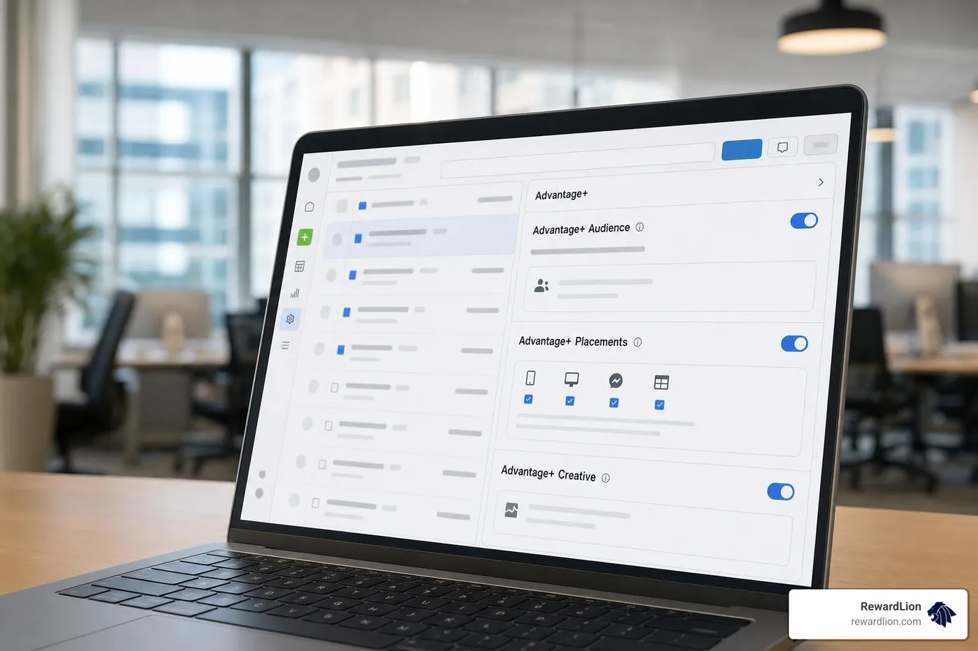 Advantage+ AI settings and options in Meta Ads Manager
