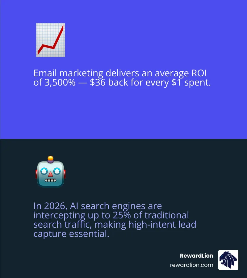 infographic comparing free marketing automation tools by subscriber limits, email sends, and key features infographic